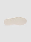 PLUMA 001 - White Leather Low Top Sneakers - thumb image 5,side view