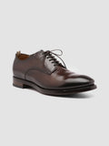 PROVIDENCE 001 - Brown Leather Derby Shoes - thumb image 2,side view
