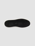 RELEASE 001 - Grey Leather Low Top Sneakers - thumb image 5,side view
