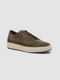 RELEASE 001 - Green Suede Sneakers - thumb image 3,side view
