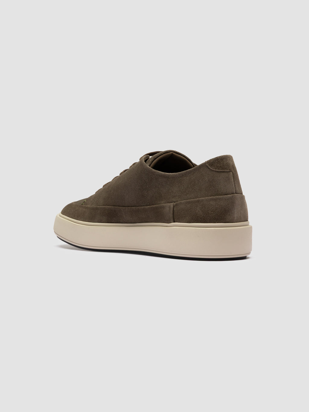 RELEASE 001 - Green Suede Sneakers - image 4,side view
