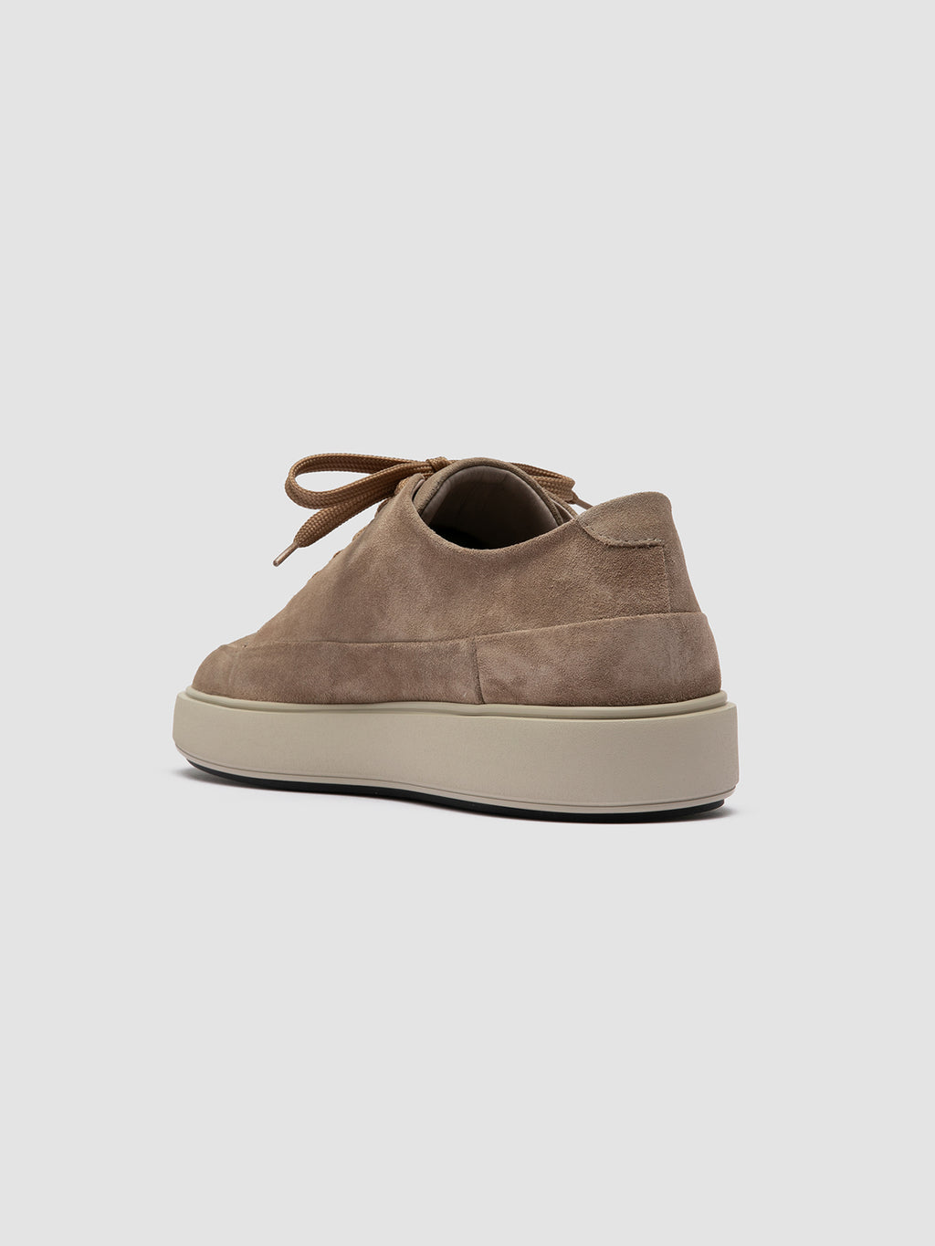 RELEASE 001 - Sneaker Basse in Pelle Scamosciata Tortora