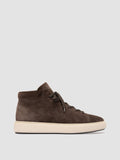 REMASTER 002 - Sneakers Alte in Pelle Scamosciata Marrone - thumb image 1,side view