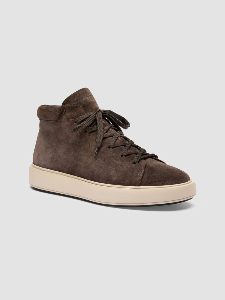 REMASTER 002 - Brown Suede High Top Sneakers