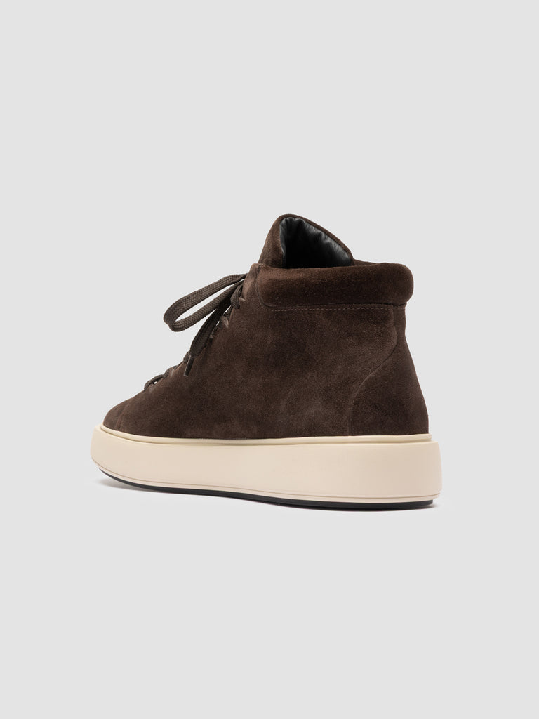 REMASTER 002 - Brown Suede High Top Sneakers