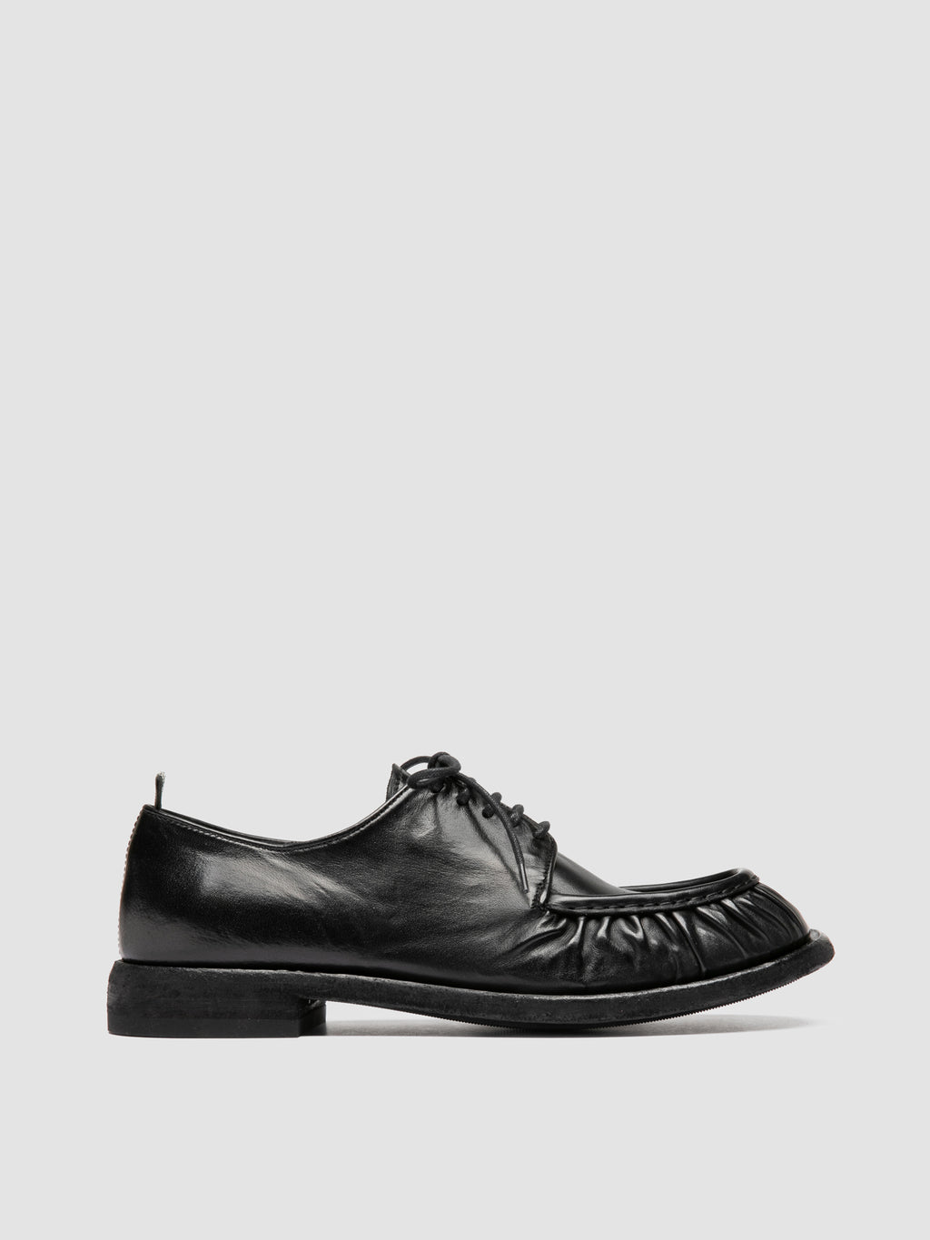 RUGGED 018 - Scarpe Derby in Pelle Nera - image 1,side view