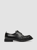 RUGGED 018 - Scarpe Derby in Pelle Nera - thumb image 1,side view
