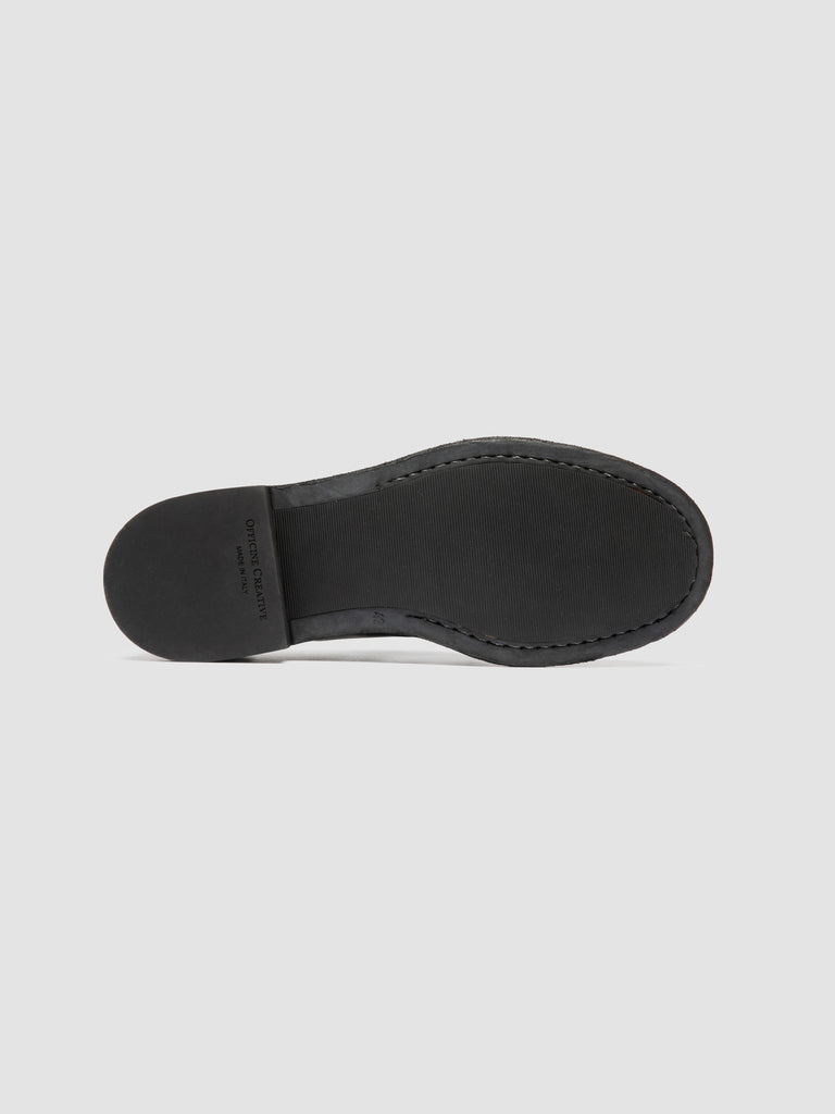 RUGGED 018 - Scarpe Derby in Pelle Nera
