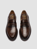 SAX FLEXI 001 - Brown Leather Penny Loafers - thumb image 2,side view