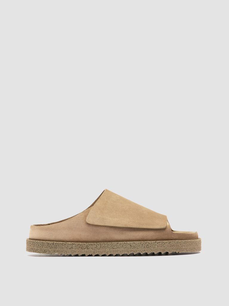 SANDS 001 - Taupe Suede Mules