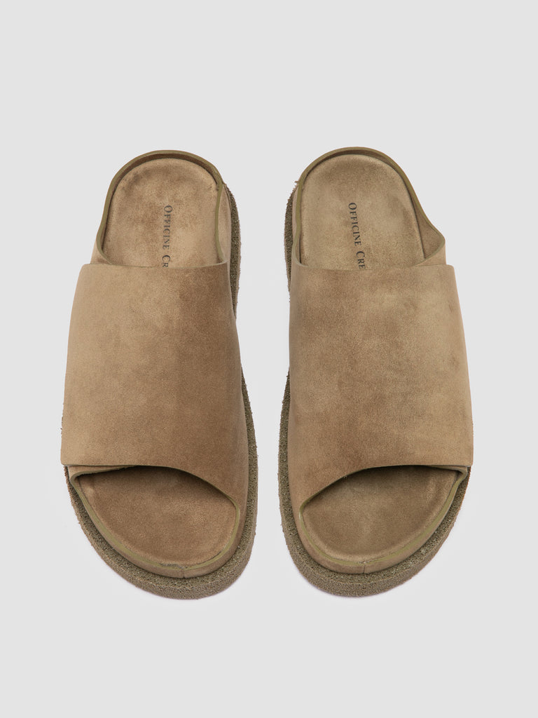 SANDS 001 - Taupe Suede Mules