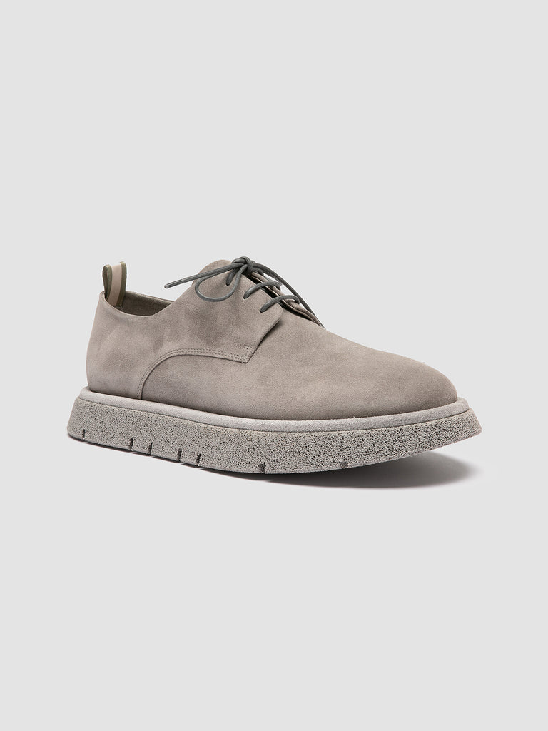 SATURNINE 001 - Derby in Pelle Scamosciata Grigia
