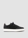 SEQUEL 002 - Sneaker in Pelle e Pelle Scamosciata Blu - thumb image 1,side view