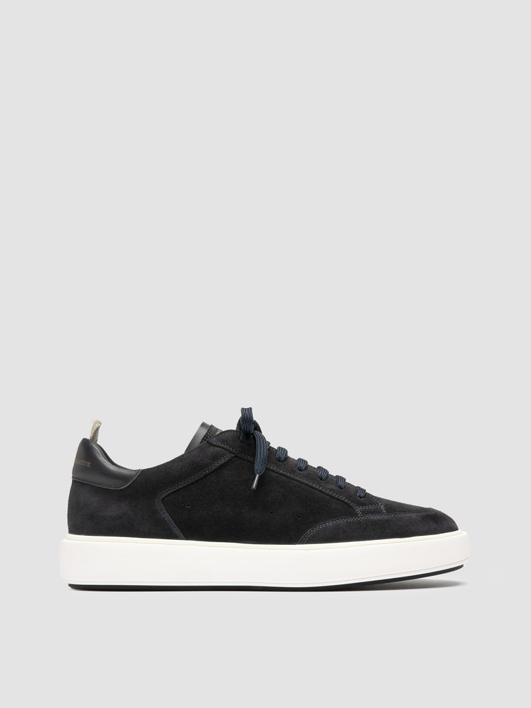 SEQUEL 002 - Blue Suede and Leather Sneakers