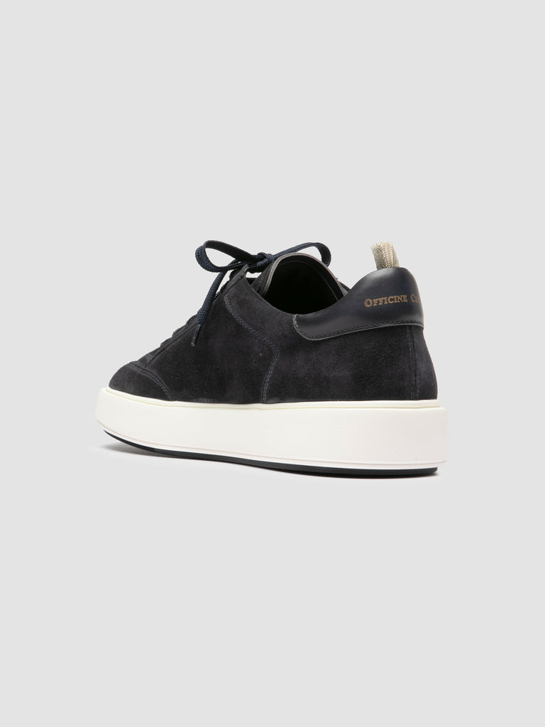 SEQUEL 002 - Blue Suede and Leather Sneakers