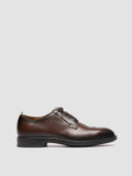 SILENT 001  - Brown Leather Derby Shoes