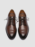 SILENT 001  - Brown Leather Derby Shoes