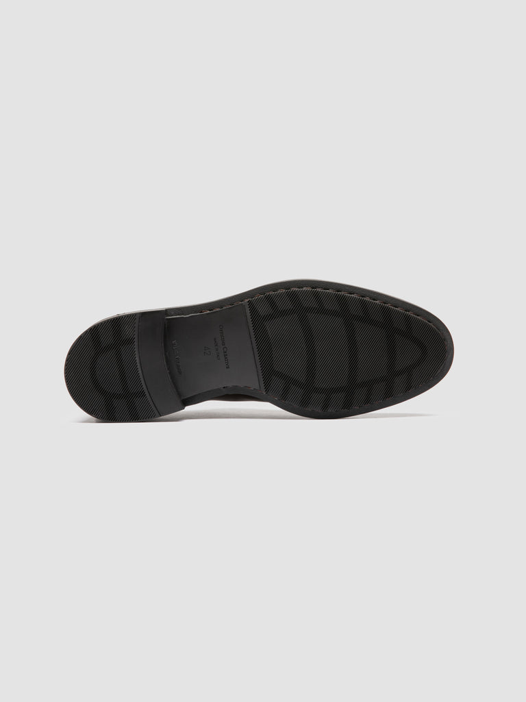 SILENT 001  - Brown Leather Derby Shoes