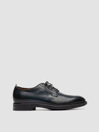 SILENT 001 - Scarpe Derby in Pelle Blu