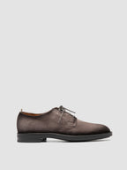 SILENT 001 - Scarpe Derby in Pelle Scamosciata Color Tortora