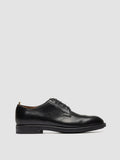 SILENT 001 - Scarpe Derby in Pelle Nera - thumb image 1,side view