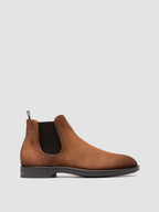 SILENT 003 - Stivaletti Chelsea in Pelle Scamosciata Marrone