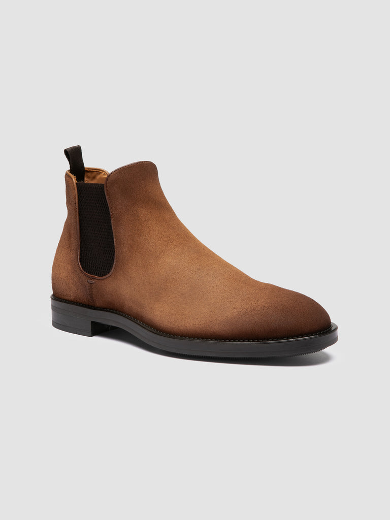 SILENT 003 - Brown Suede Chelsea Boots