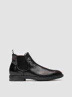 SILENT 003 - Stivaletti Chelsea in Pelle Nera