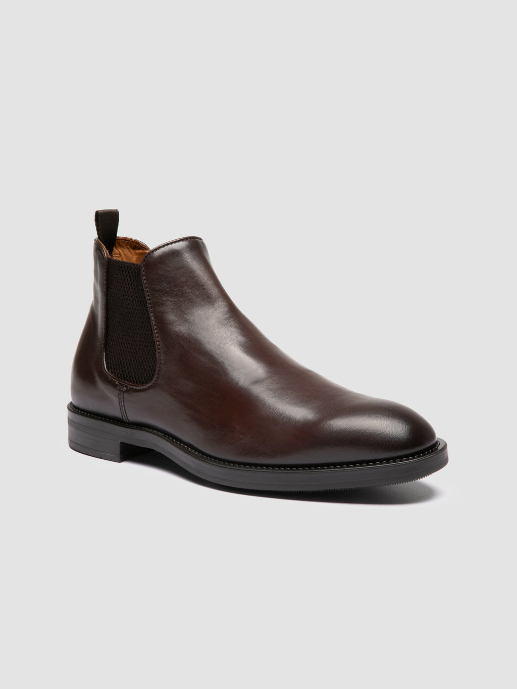 SILENT 003 - Brown Leather Chelsea Boots