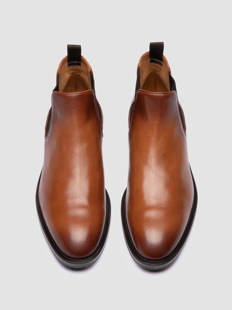 SILENT 003 - Brown Leather Chelsea Boots