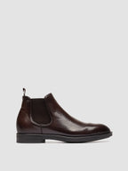 SILENT 003 - Stivaletti Chelsea in Pelle Marrone
