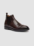 SILENT 003 - Stivaletti Chelsea in Pelle Marrone - thumb image 3,side view