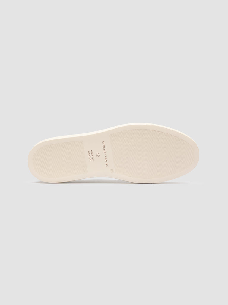 SISSO 001 - Blue Leather Low-Top Sneakers