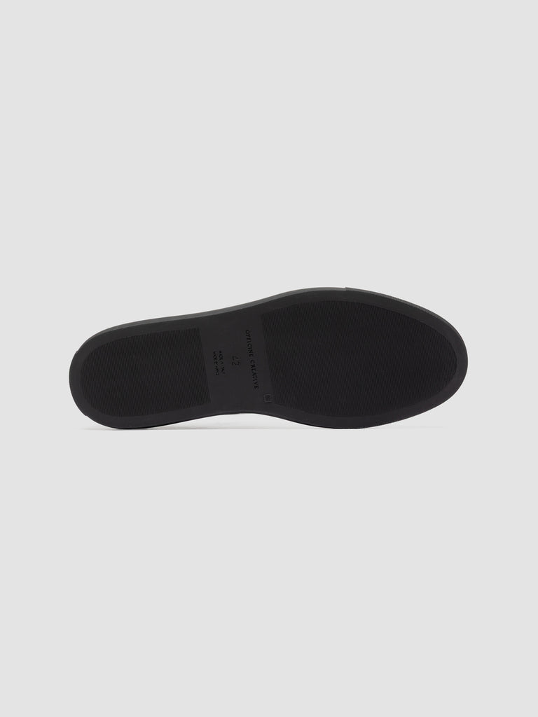 SISSO 001 - Black Leather Low Top Sneakers