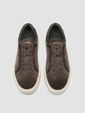 SLOUCH 001 - Sneaker in Pelle Scamosciata Grigia - thumb image 2,side view