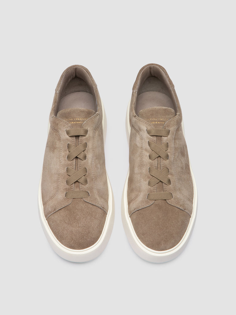 SLOUCH 001 - Taupe Suede Sneakers