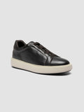 SLOUCH 001 - Sneaker Basse in Pelle Marrone - thumb image 3,side view