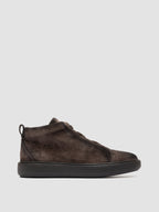 SLOUCH 005 - Sneakers Alte in Pelle Scamosciata Marrone