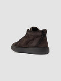 SLOUCH 005 - Sneakers Alte in Pelle Scamosciata Marrone - thumb image 4,side view