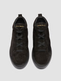 SLOUCH 005 - Sneakers Alte in Pelle Scamosciata Nera - thumb image 2,side view