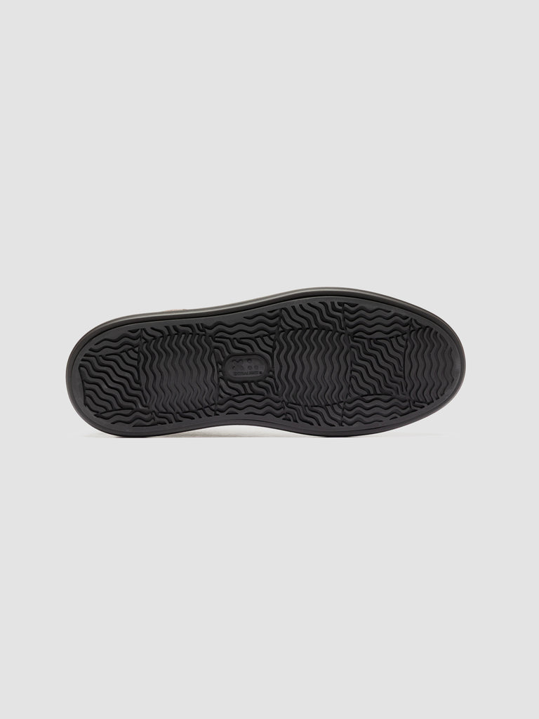 SLOUCH 005 - Sneakers Alte in Pelle Scamosciata Nera