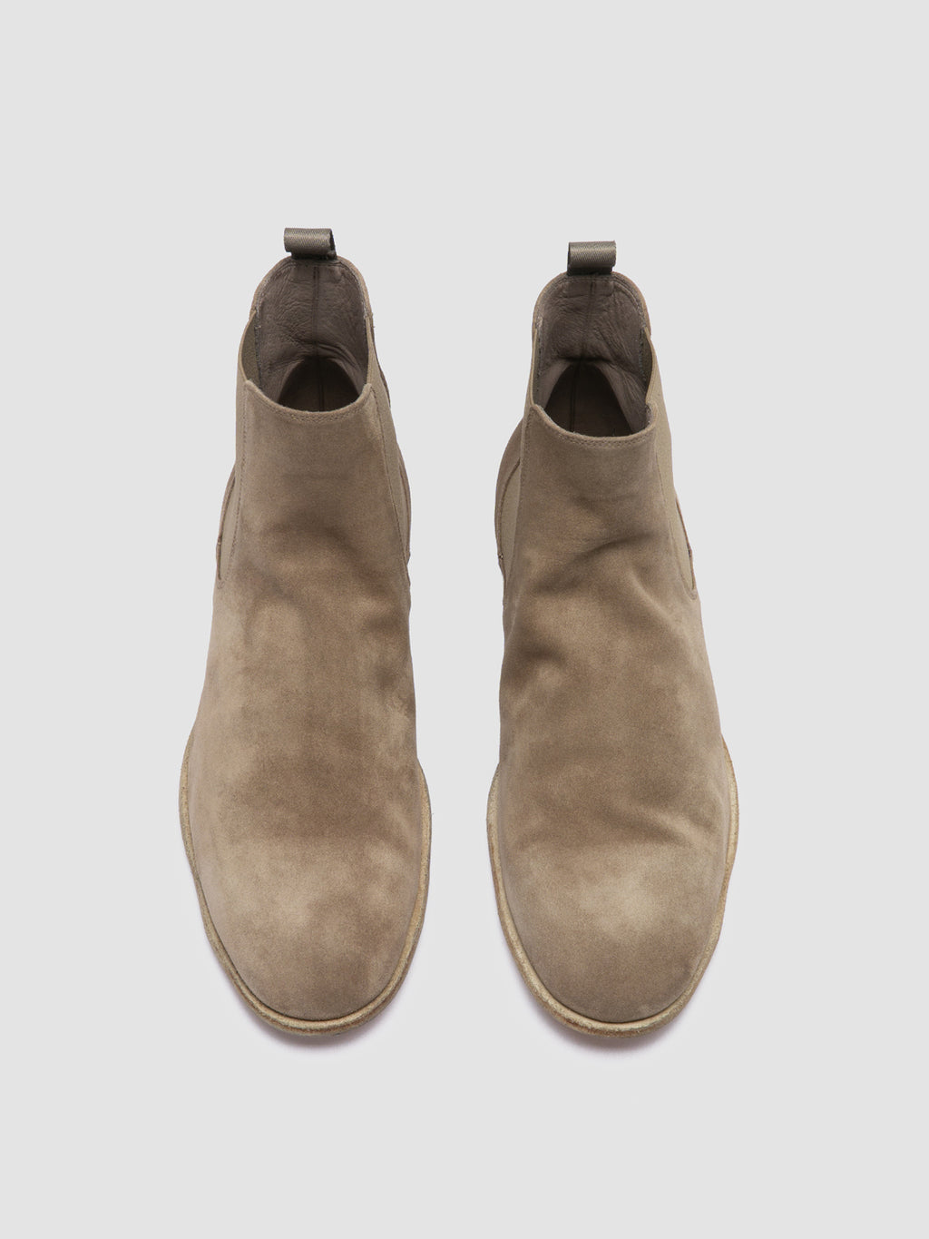 SOLITUDE 004 - Taupe Suede Chelsea Boots Men Officine Creative - 2