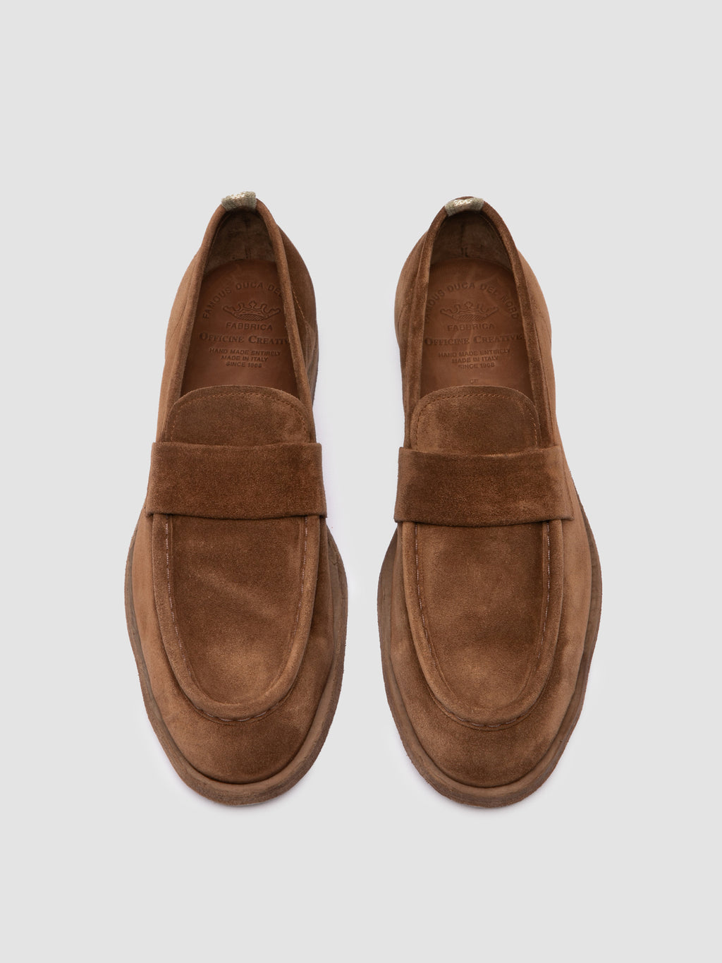 SOUND 001 - Brown Suede Penny Loafers
