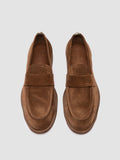 SOUND 001 - Brown Suede Penny Loafers