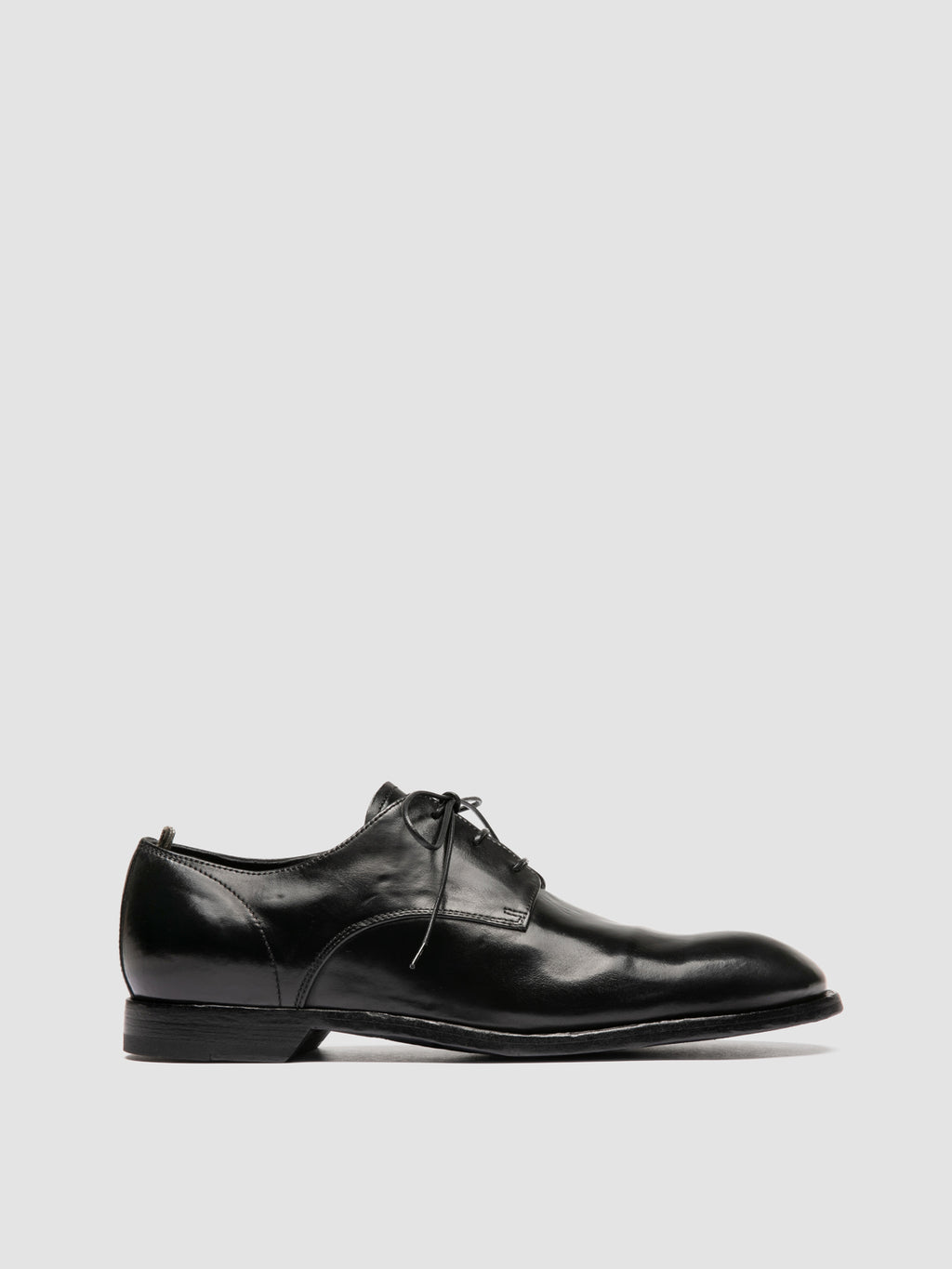 SOUND 002 - Black Leather Derby Shoes - image 1,side view