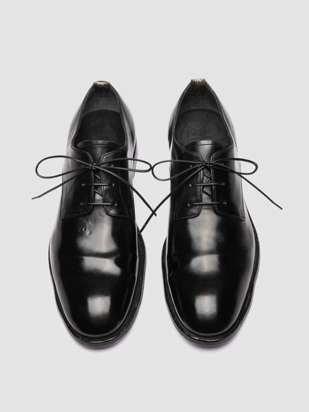 SOUND 002 - Black Leather Derby Shoes - image 2,side view
