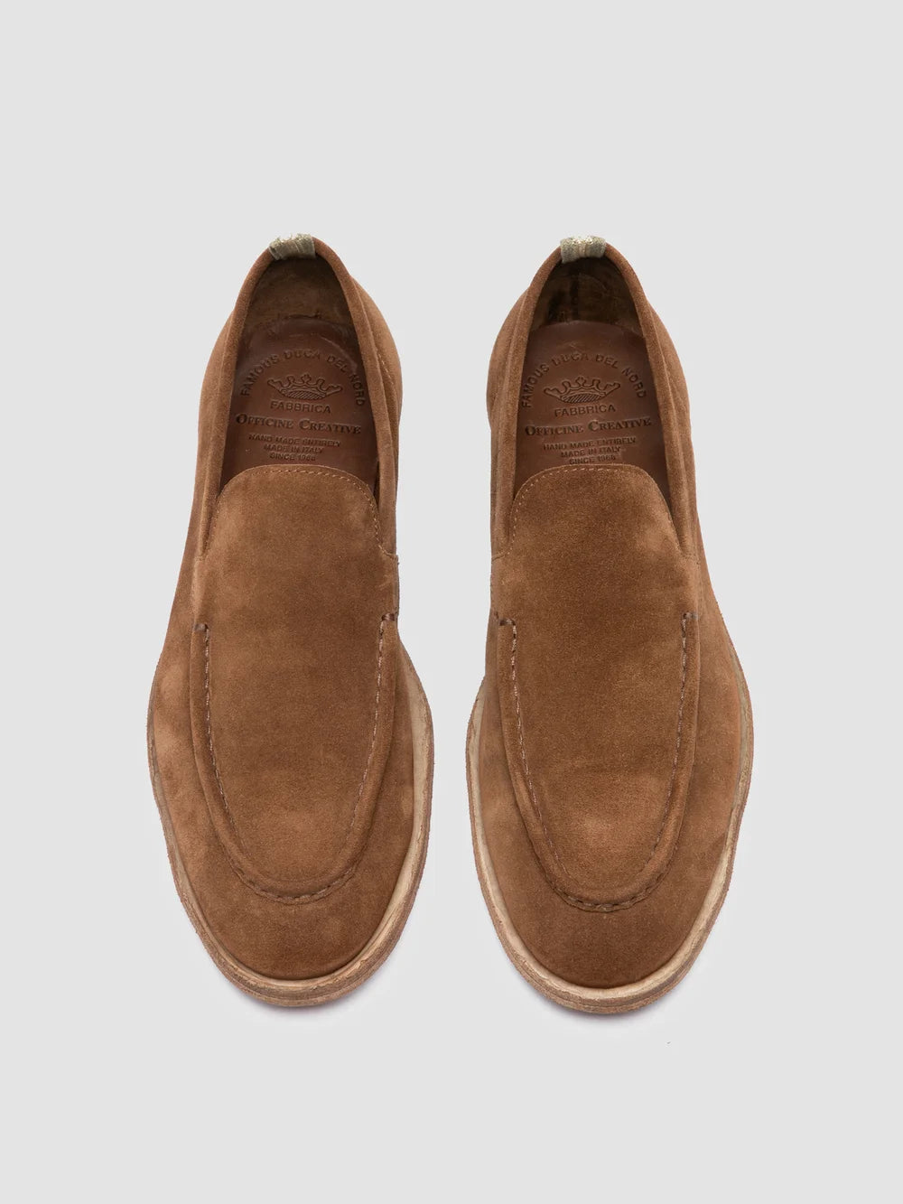 SOUND 005 - Brown Suede Loafers - image 2,side view