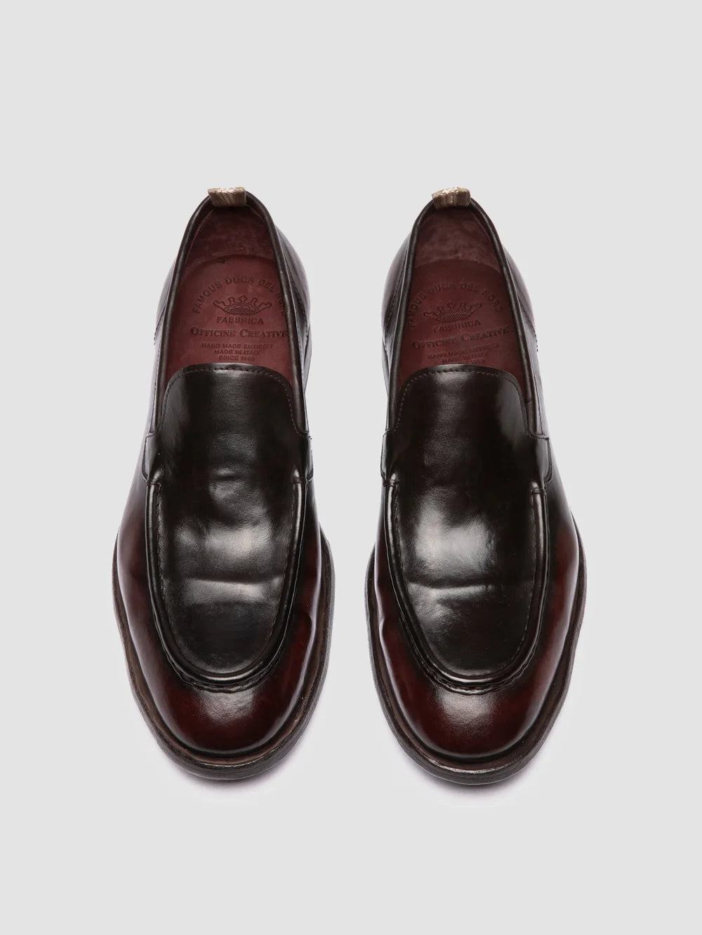 SOUND 005 - Brown Leather Loafers - image 2,side view