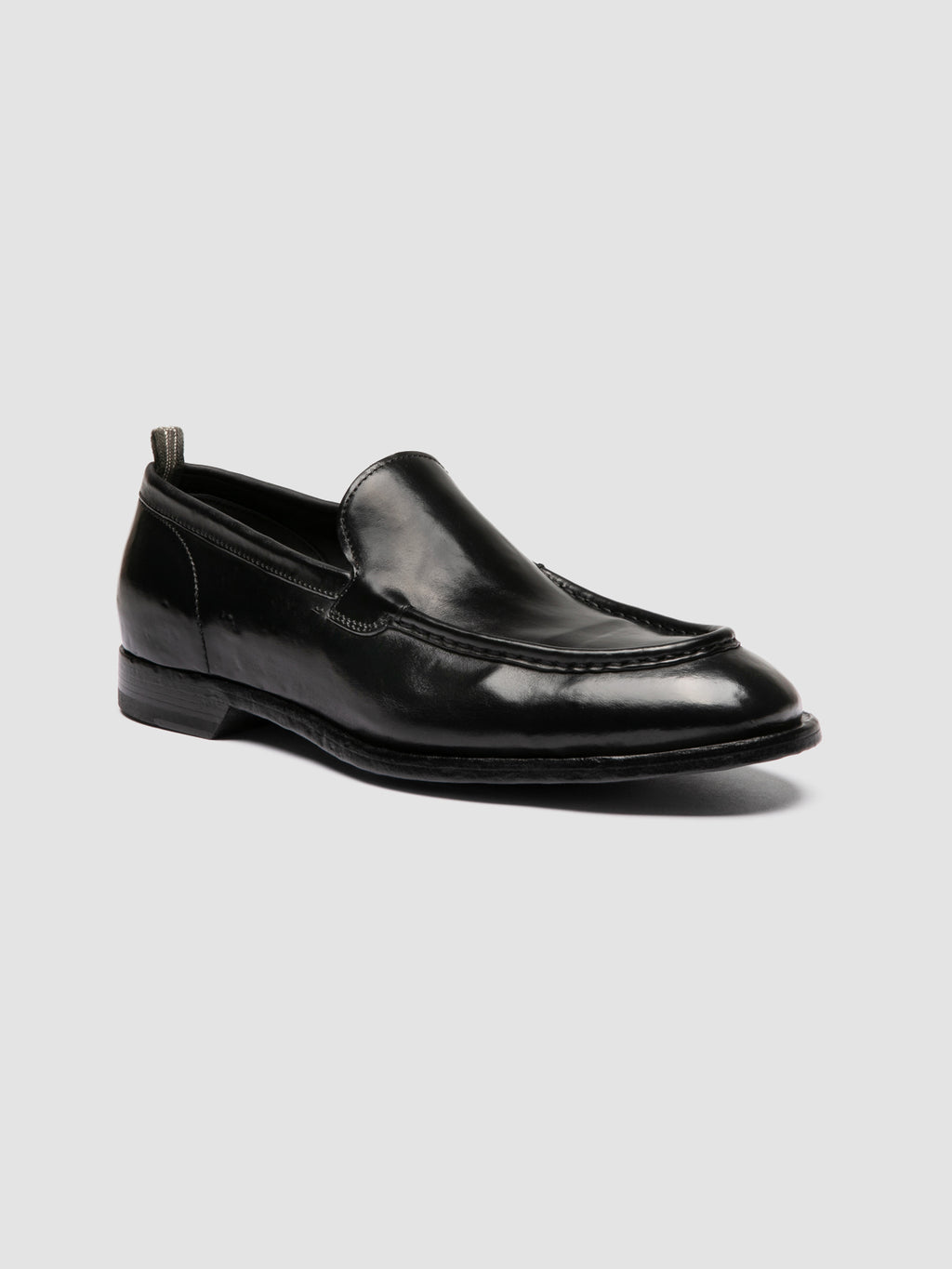 SOUND 005 - Black Leather Loafers - image 3,side view