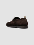 SOUND 008_W - Brown Suede Penny Loafers - thumb image 4,side view